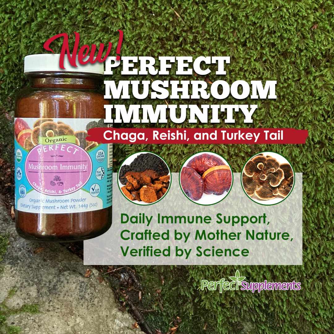 Perfect Supplements Perfect Mushroom Immunity Powder Crafted by Mother Nature (1080x1080)