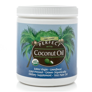 Perfect Coconut Oil Bottle (16 ounces) 300x300