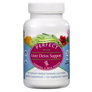 Perfect Liver Detox Support (120 Caps) Bottle Image - 300x300