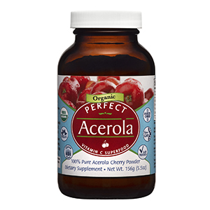 Perfect Supplements Perfect Acerola Powder (156 grams) - Bottle Image (300x300)