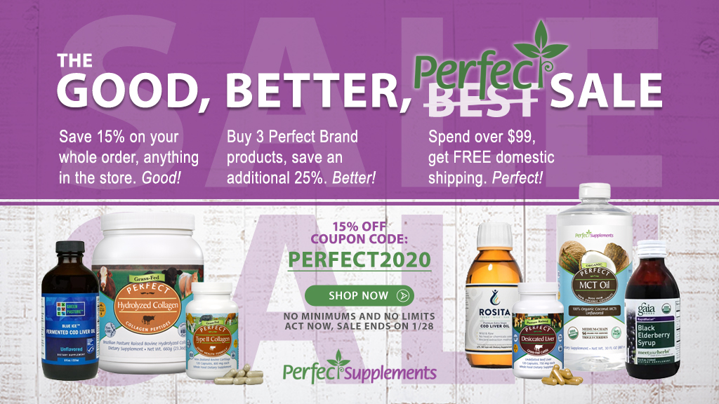 Good, Better, Perfect Sale Banner - Twitter Friendly Size, 1024x576 (1/21/20 - 1/28/20)